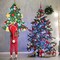 Christmas Decoration Xmas Gift - DIY Felt Christmas Tree 41Pcs Wall Hanging Detachable Ornaments for Kids Toddler
